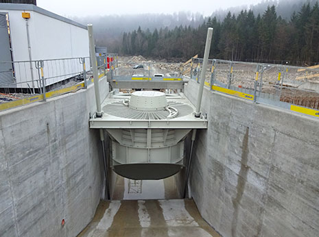 VLH-Turbine Wasserkraftwerk Baierbrunn